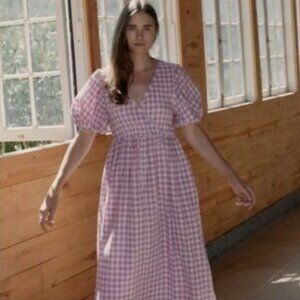 Christy Dawn | Lilac Gingham Dalia Dress | XS
